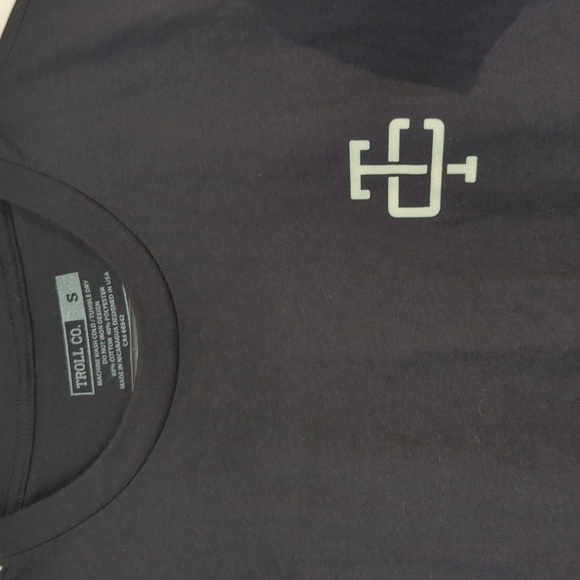 Troll Co Support Blue Collar Tshirt - Picture 2 of 5